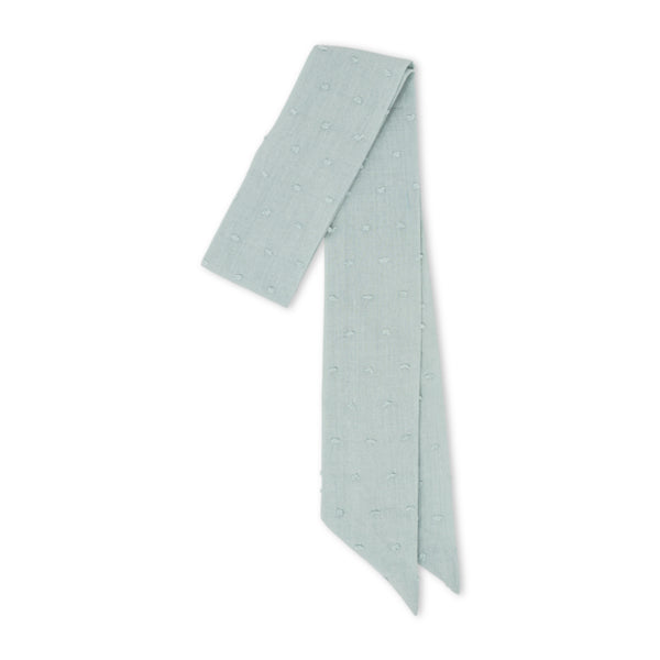 Dusty Blue Everything Bow for Girls & Women - Neck scarf & Hair wrap