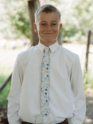Eva Floral Boys Tie