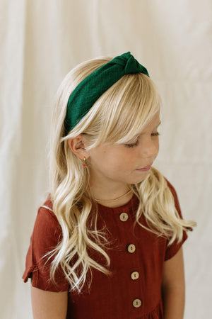Evergreen Knotted Headband