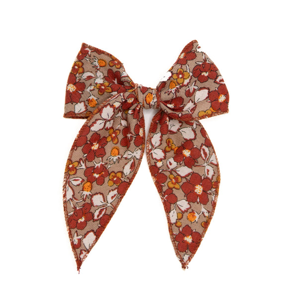 Fall Floral Darling Hair Bow