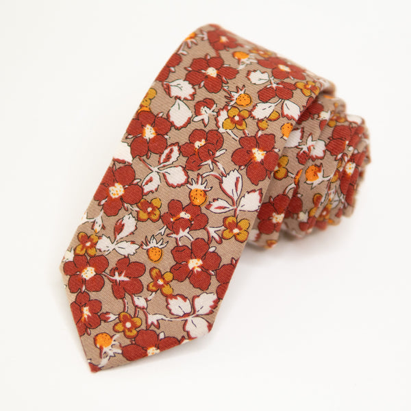 Fall Floral Men's Tie