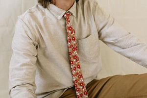 Fall Floral Men's Tie