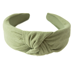 Fern Knotted Headband Headband 1.5" Thick