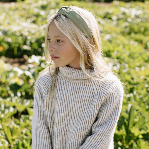 Fern Knotted Headband Headband 1.5" Thick