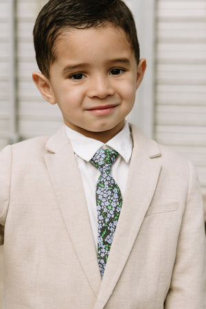 Flynn Floral Boys Tie