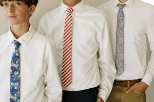 Scarlet Stripe Men's Tie