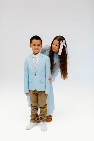 Iris Stripe Lady Hair Bow