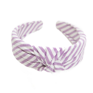 Iris Stripe Knotted Headband