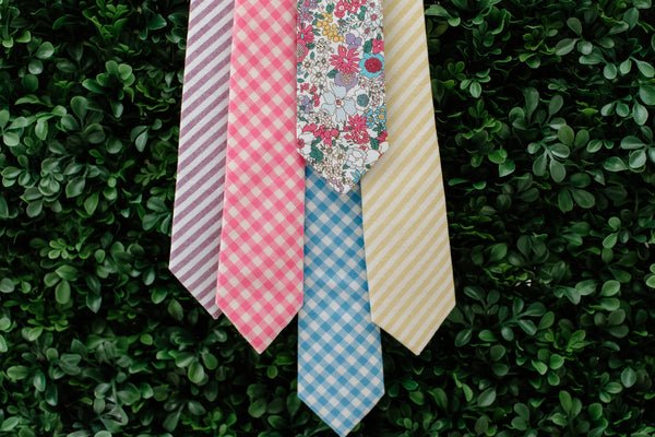 Bluebell Plaid - Men's Tie