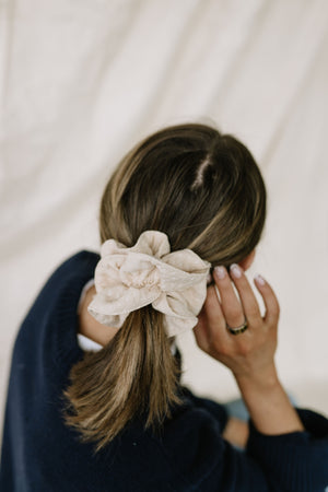 Ivory - Hair Scrunchie