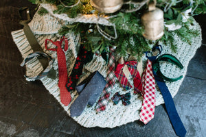 Green Velvet Petite Hair Bow