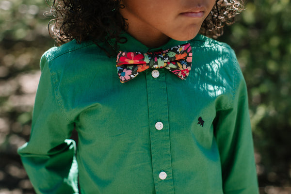 Jolly Floral Bow Tie For Boys