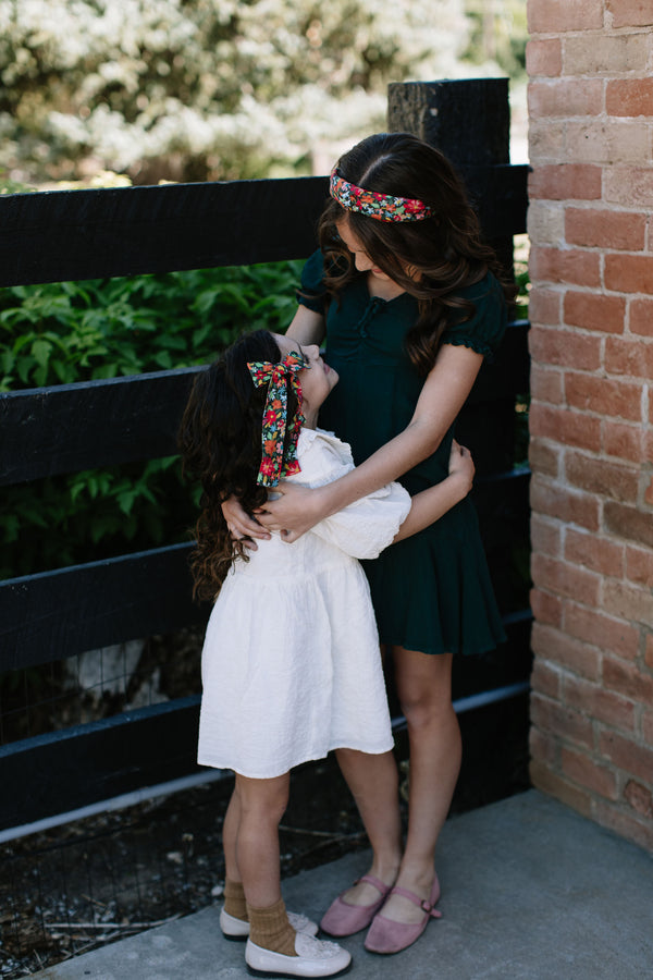 Jolly Floral Womens Knotted Headband