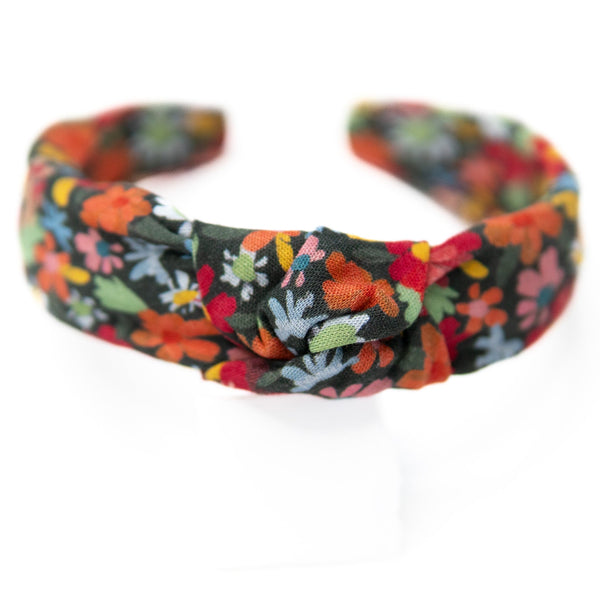 Jolly Floral Womens Knotted Headband