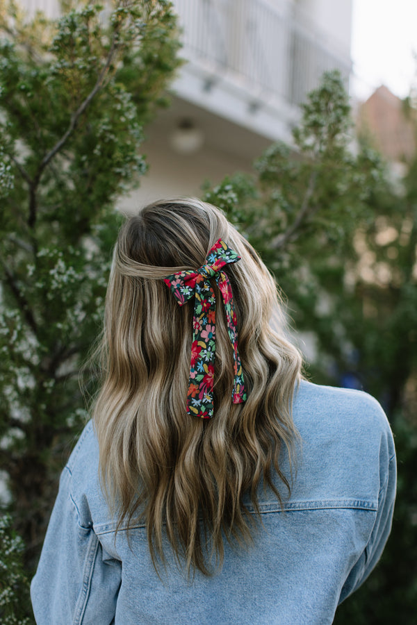 Jolly Floral Lady Hair Bow