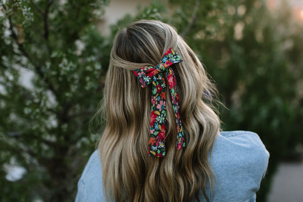 Jolly Floral Lady Hair Bow