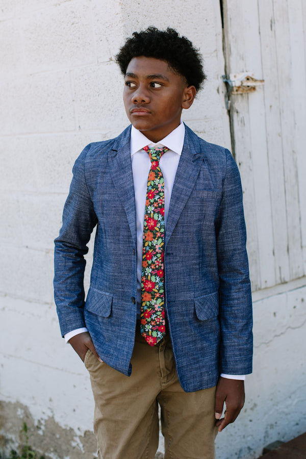 Jolly Floral Mens Tie