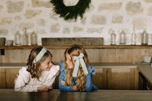 Juniper Stripe Knotted Headband Headband 1.5" Thick