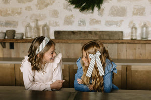 Juniper Stripe Knotted Headband Headband 1.5" Thick