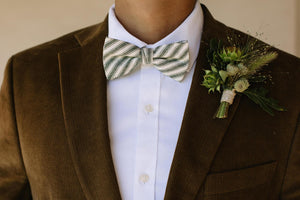 Juniper Stripe Men's Pre-tied Bow Tie Bow Tie - Pre-tied (12yrs-adults)