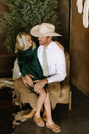 Juniper Stripe Darling Hair Bow Darling Hair Bow 4"x5"