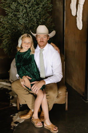 Juniper Stripe Darling Hair Bow Darling Hair Bow 4"x5"