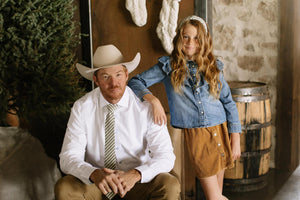 Juniper Stripe Knotted Headband Headband 1.5" Thick