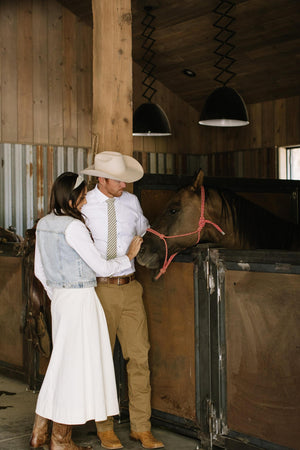 Juniper Stripe Knotted Headband Headband 1.5" Thick