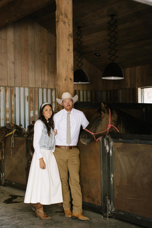 Juniper Stripe Knotted Headband Headband 1.5" Thick