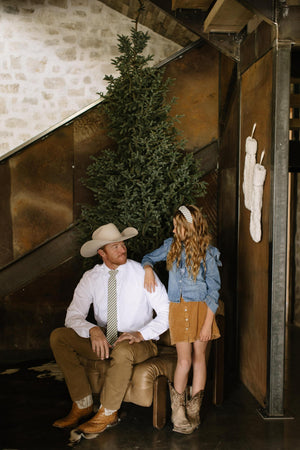 Juniper Stripe Knotted Headband Headband 1.5" Thick