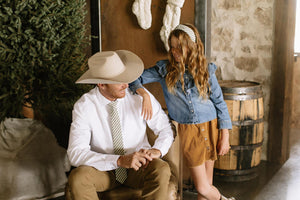 Juniper Stripe Knotted Headband Headband 1.5" Thick