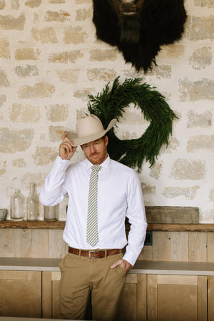 Juniper Stripe Men's Tie Mens Modern - 2.5" wide x 58" long