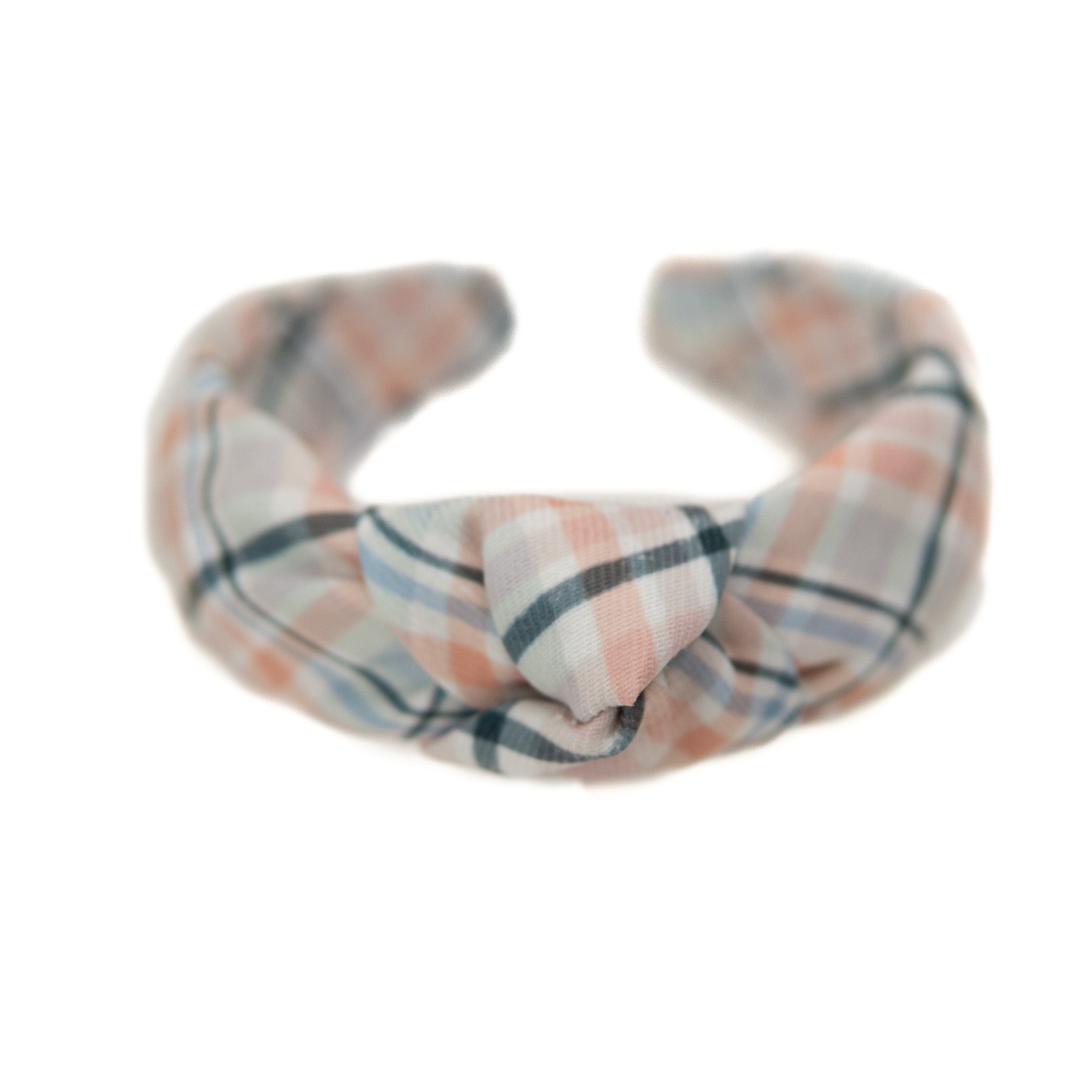 Larry Plaid Women's Knotted Headband by Boon Ties