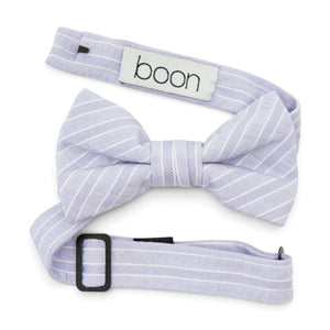 Lavender Stripe - Boys Bow TIe