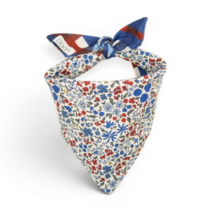 Liberty Floral & Americana Plaid 2-in 1 - Dog Bandana