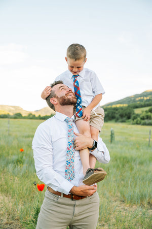 Boon Ties Americana Plaid - Boys Tie