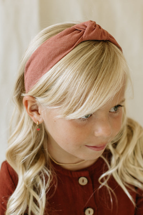 Mauve - Women's Knotted Headband