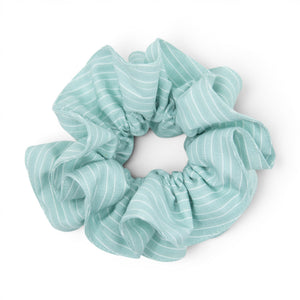 Mint Stripe - Hair Scrunchie