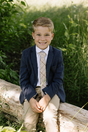 Newton Tweed Boys Tie Sm 3-18mo