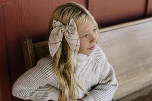 Newton Tweed Darling Hair Bow Darling Hair Bow 4"x5"