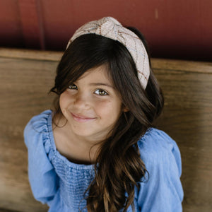 Newton Tweed Knotted Headband Headband 1.5" Thick