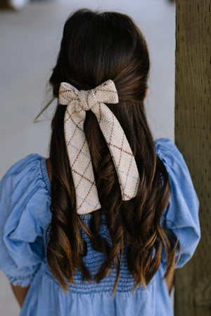 Newton Tweed Lady Hair Bow Lady Hair Bow 4"x7.5"