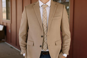 Newton Tweed Men's Tie Mens Modern - 2.5" wide x 58" long