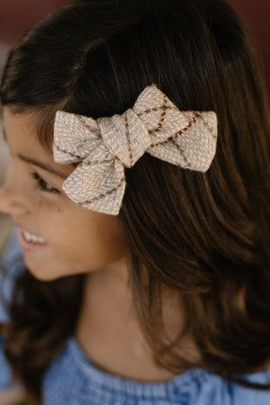 Newton Tweed Petite Hair Bow Petite Hair Bow 2"x3"