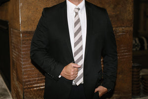 Oxford Men's Tie Mens Modern - 2.5" wide x 58" long