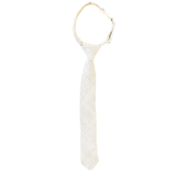 Parchment Tweed Boys Tie