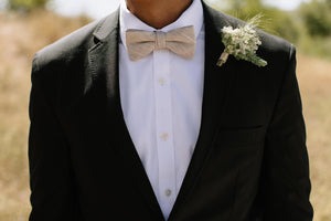 Parchment Tweed Men's Pre-tied Bow Tie Bow Tie - Pre-tied (12yrs-adults)