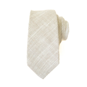 Parchment Tweed Men's Tie Mens Modern - 2.5" wide x 58" long