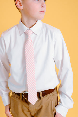 Peony Stripe Boys Tie