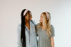 Blushing Knotted Headband
